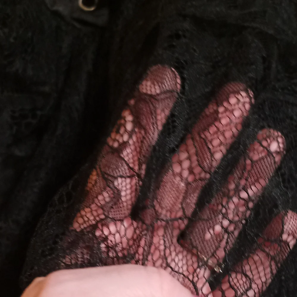 Elegant Black Lace Corset Dress Trickz And Treatz Medium Brand New - Picture 3 of 5